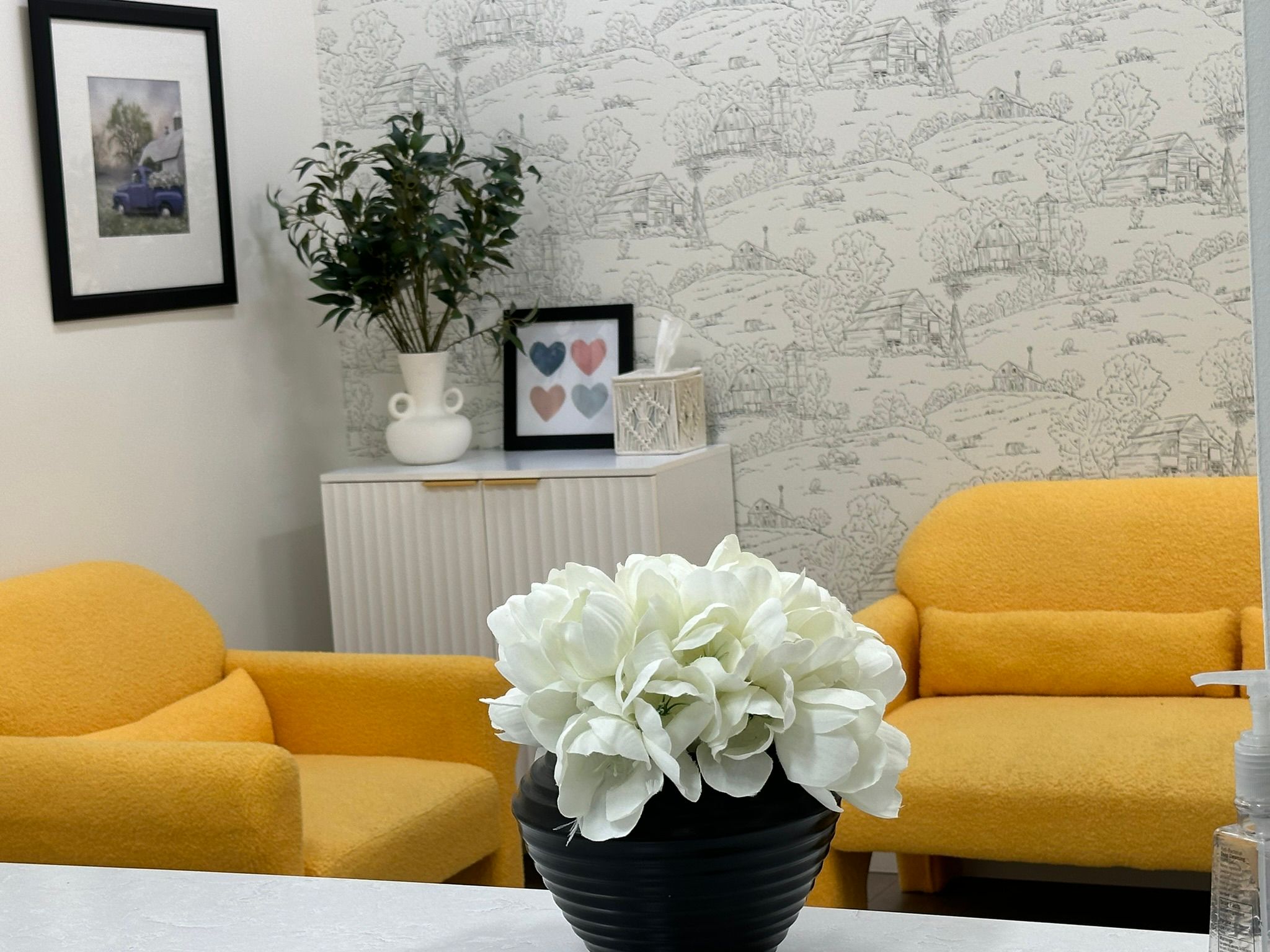 Private concierge pediatric office in Beverly Hills, warm and welcoming interior